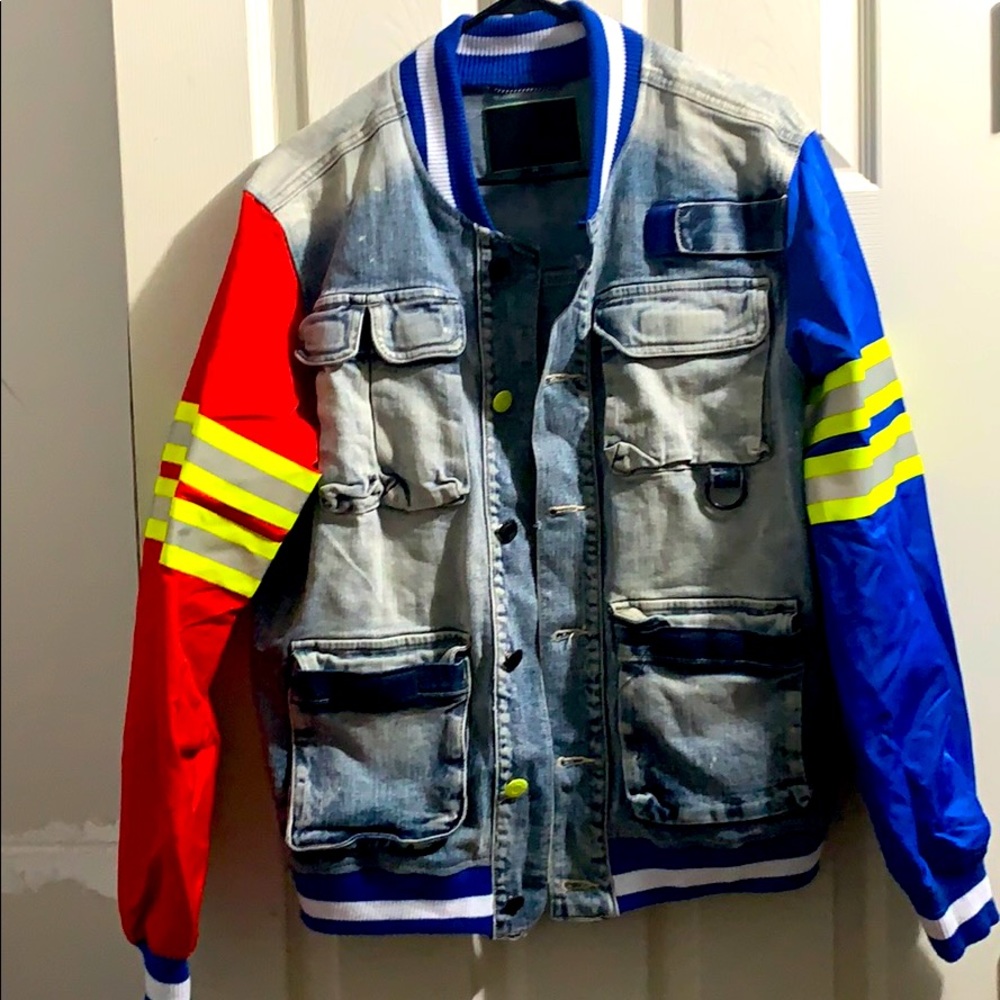 Denim jacket with a twist
